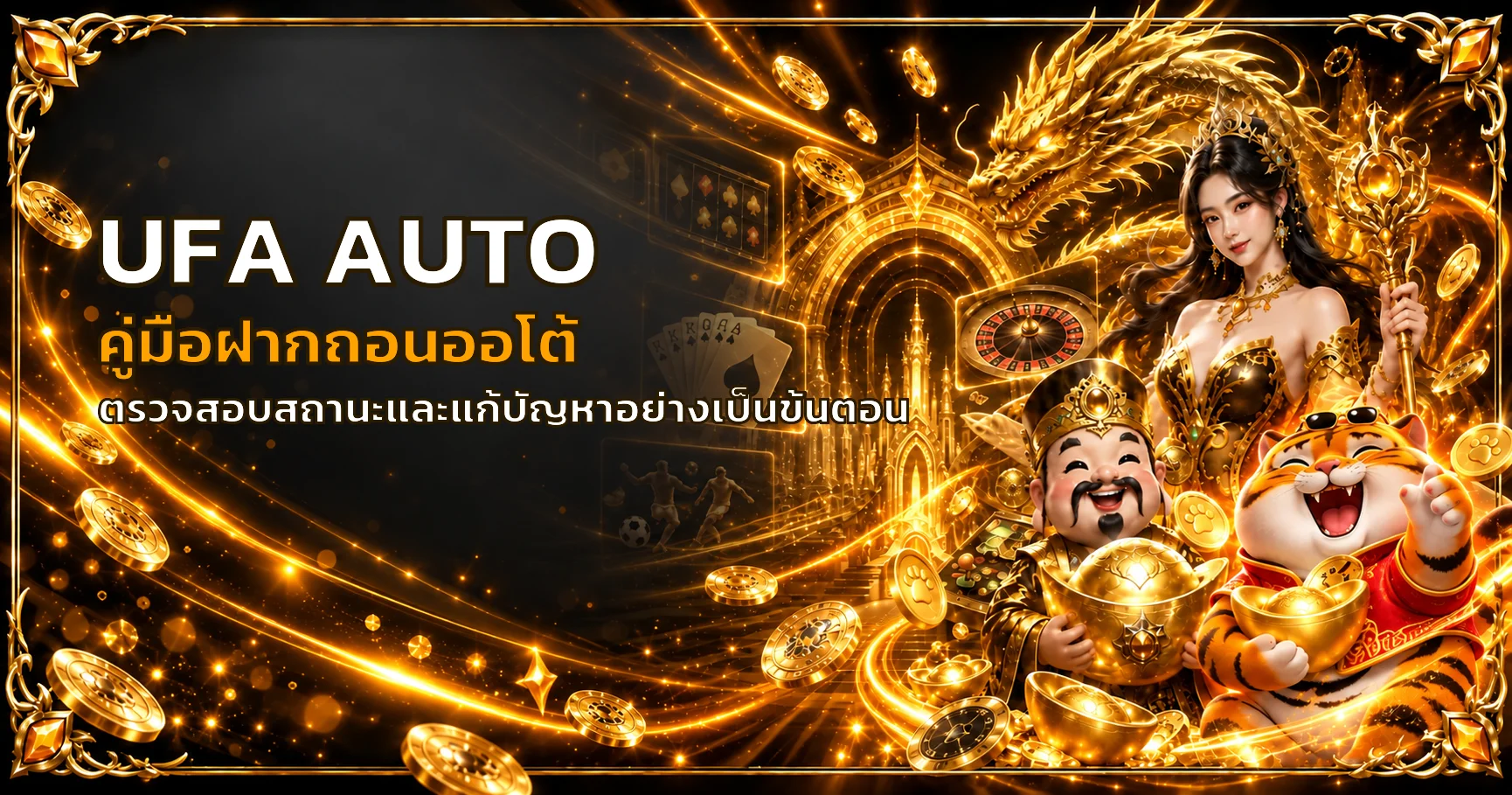 UFA AUTO ฝากถอนออโต้ | เช็กสถานะและแก้ปัญหา